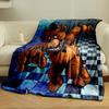 Freddy Fazbear Animatronic Blanket bedroom Blanket for Livingroom Couch lunch break Soft Cozy throw for Friend's festival Gift