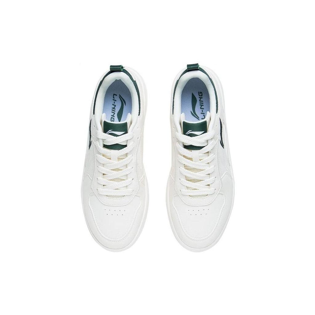 Li Ning Sui Sui Casual Versatile Thick Sole Sneakers Wear Resistant Breathable Non Slip Height Increasing Low Top Skate Shoes Men Sneakers AGCT147-3