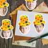 20pcs Halloween Customizable Clown Hat Pattern Stickers Boys' and Girls Birthday Parties Cute Stickers Decoration