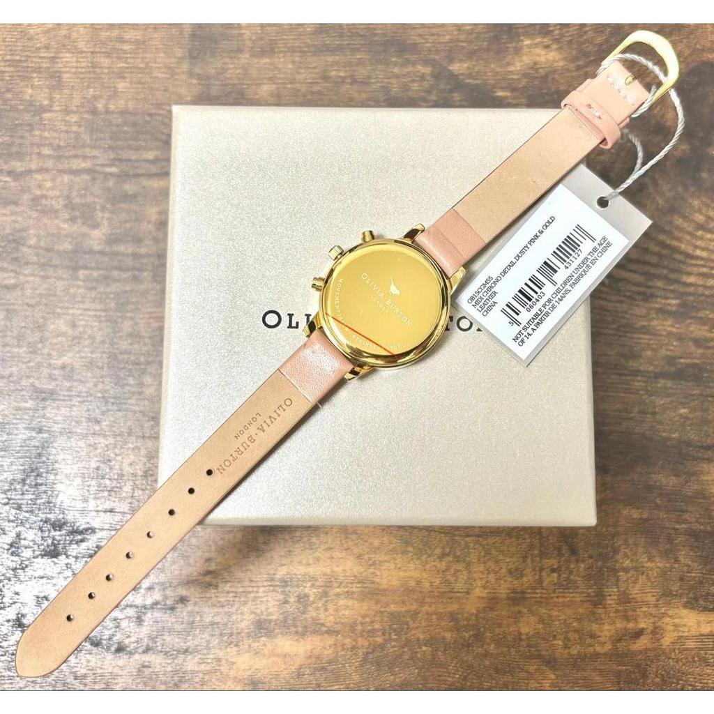Б/у [Новый] Olivia Burton Детский розовый x Золотой Хронограф