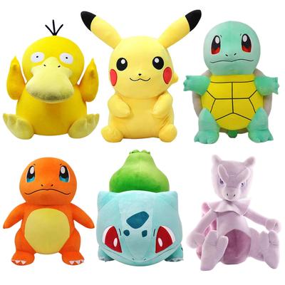20-30см ПЛЮШЕВАЯ ИГРУШКА ПОКЕМОН Генгар Пикачу Каваи Чарizard Настоящая Плюшевая Кукла Мягкая Милая Мультяшная Пиплуп Игрушки для Детей Подарок