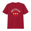 Amsterdam T Shirt vintage Washed Breathable designer clothes Slightly Versatile Top For Everyday Wear Unisex Comfortable