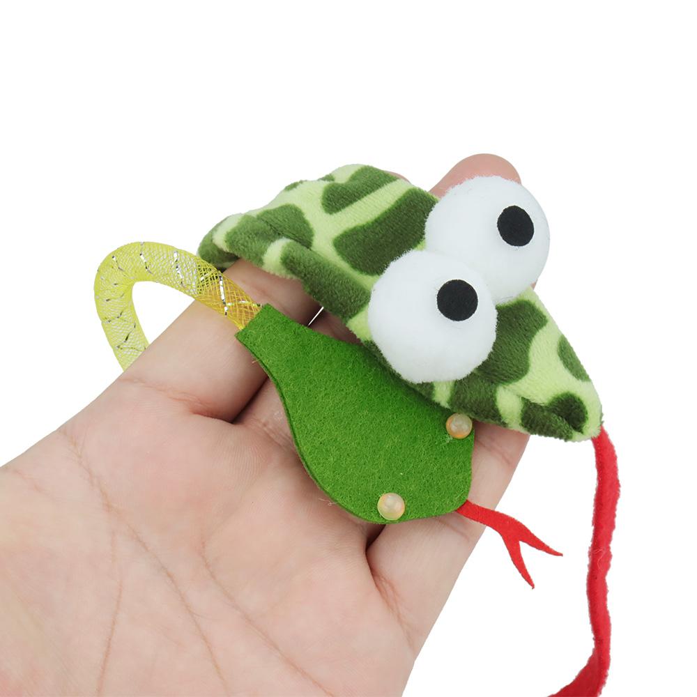 Игрушка-дразнилка для кошек и котят, палочка с кисточкой, змеей, кошкой, когтеточка, игрушка-удочка для питомцев