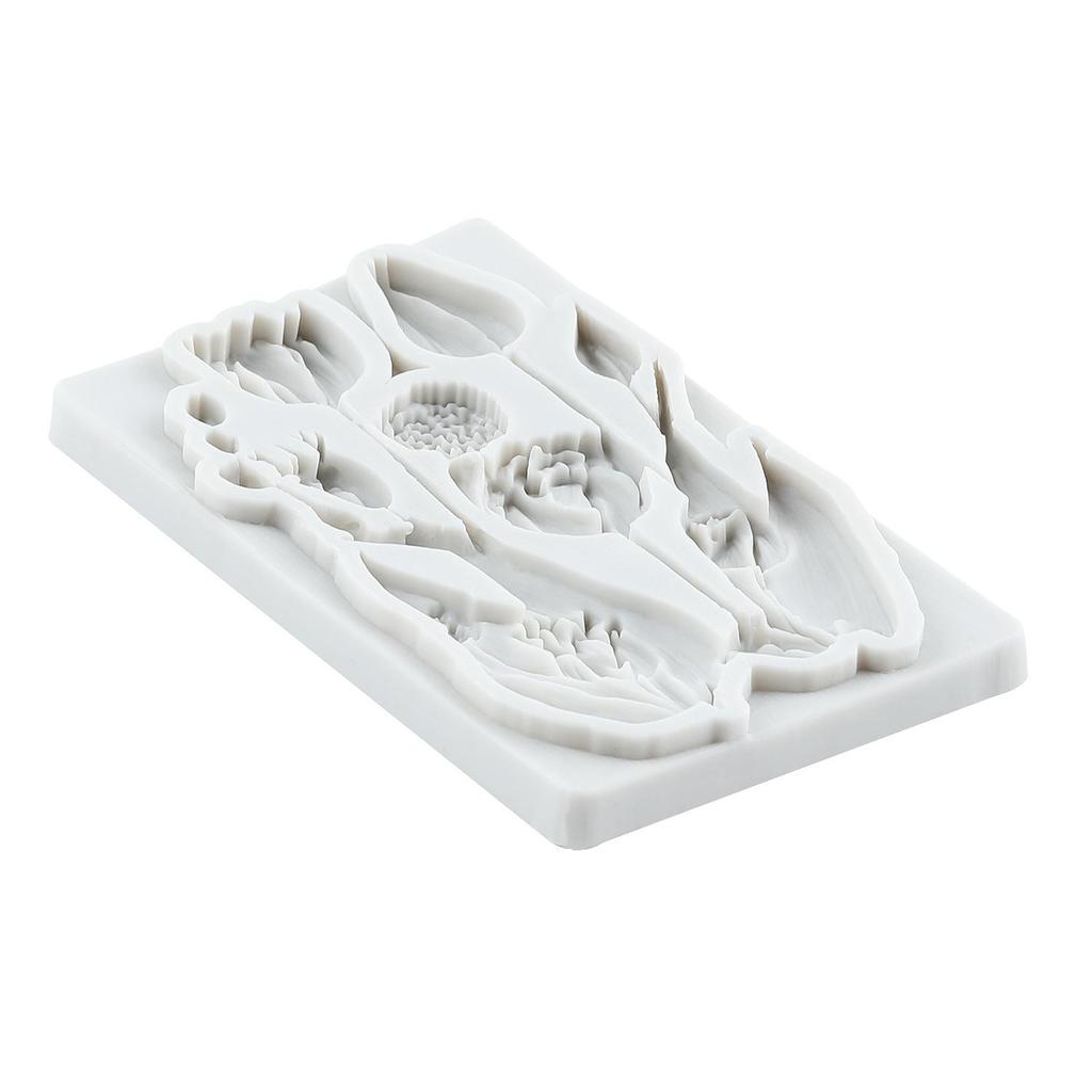 Силиконовая форма для цветка тюльпана Формы для мастики тюльпана Инструменты для украшения торта Топпер для кекса Конфета Сахарное ремесло Гам-паста Полимерная глина