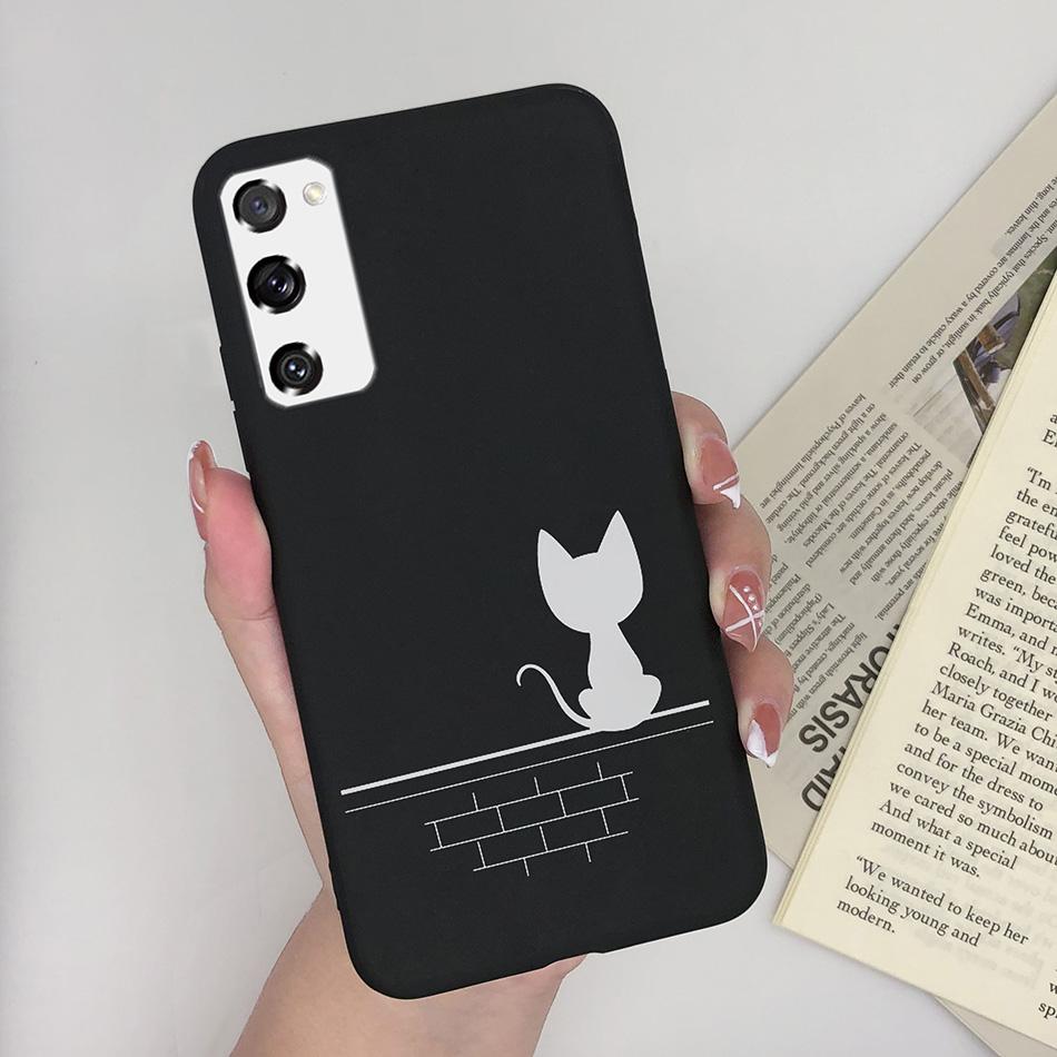 Case for Fundas Samsung Galaxy S20 FE S 20 FE S20FE Case Samsung S20 FE Phone Silicone Flower Cute Soft Back Cover Cases Bumper