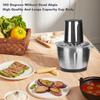 2 Speeds  Chopper Meat Grinder Stainless Steel Mincer Food Processor Kitchen Slicer Egg Beater Garlic Vegetable
