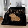 Одеяло Capybara Club в стиле аниме, одеяло cubre cama, теплое одеяло, одеяла для кроватей, одеяло для пикника, подарок на день рождения