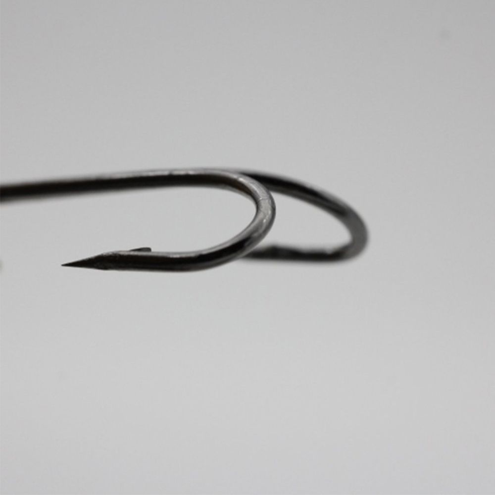 High Quality Carbon Steel Size 1 2 4 6 8 Fish Bait Double Fishing Hook  Jig Bass Fishook Fly Tying