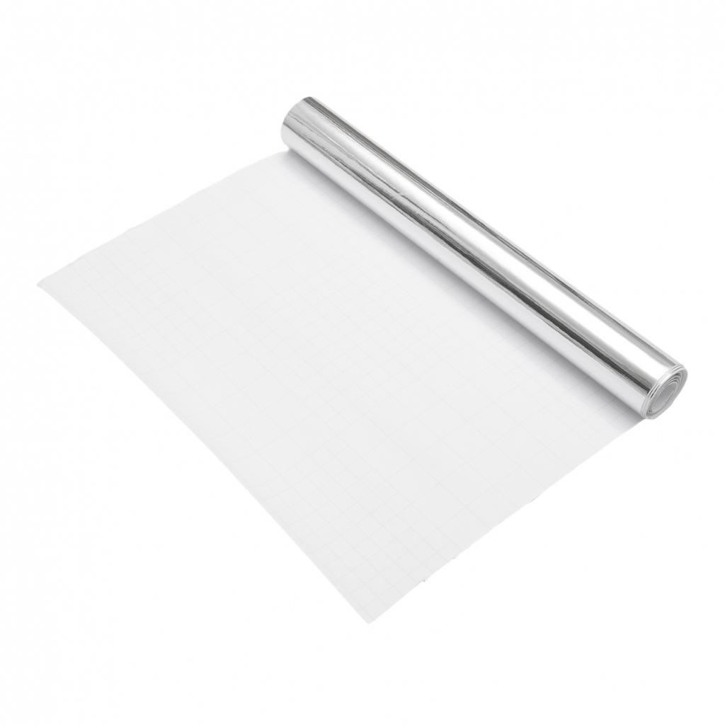 Серебристый хром Наклейка на автомобиль Зеркальная виниловая пленка Наклейка Защита от УФ-лучей Водонепроницаемая