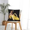 Pillow Case Funny N-Nicolas C-Cage Banana Soft  Pillow Cover For Living Room Chair Cute Funny Pillowcases