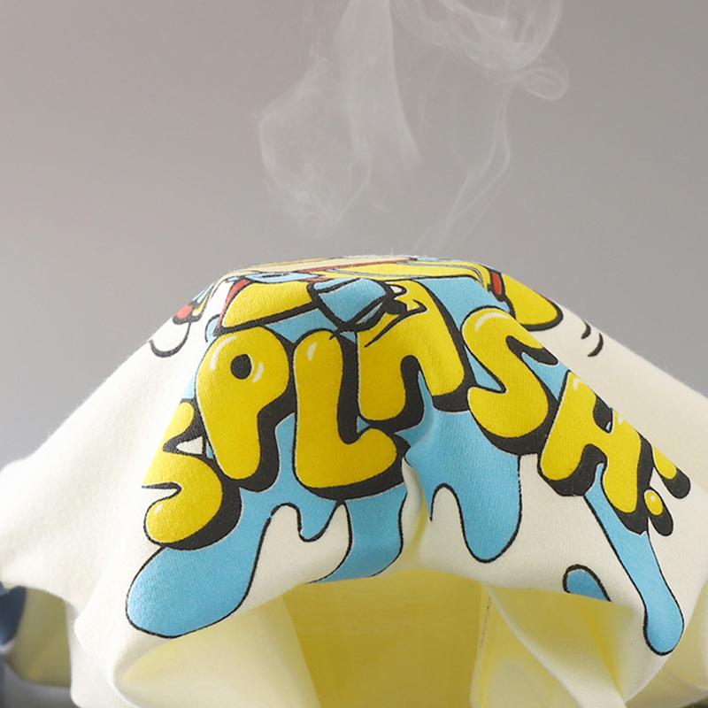 Новые детские пижамы из чистого хлопка для мальчиков и девочек, милые пижамы с длинными рукавами с героями мультфильмов, осенняя одежда для сна для малышей, комплекты детской одежды