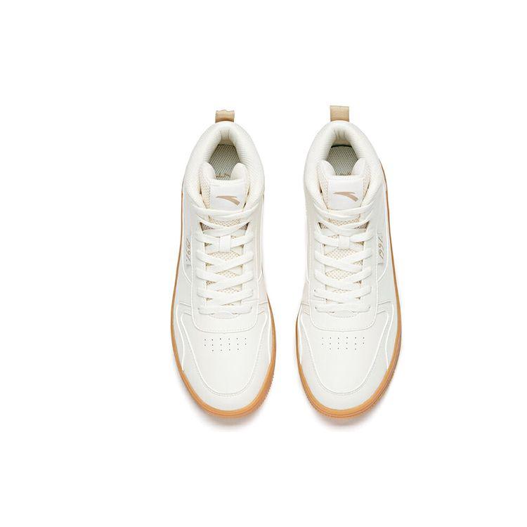 Anta Кроссовки для скейтбординга Lifestyle Series, нескользящие, среднего размера, мужские, белые, коричневые 912038010-3