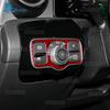 Наклейка из настоящего мягкого углеродного волокна для Mercedes Benz A CLA GLA GLE GLS W177 C118 H247 W167 X167 2020-2025 Рамка переключателя фар