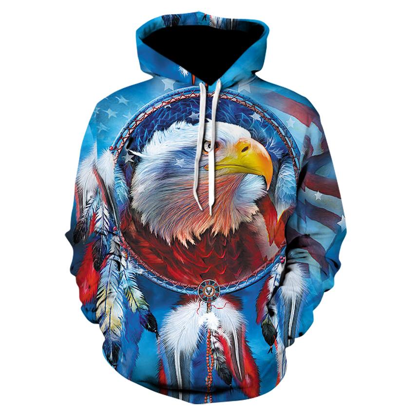 Мужские худи Женские 3D с принтом флага С длинным рукавом Худи для пар Толстовка Топ Блузка Женская Повседневная Свободная Толстовка с капюшоном