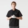 MunSingwear Мужская S Плетеная Футболка с Коротким Рукавом Черная