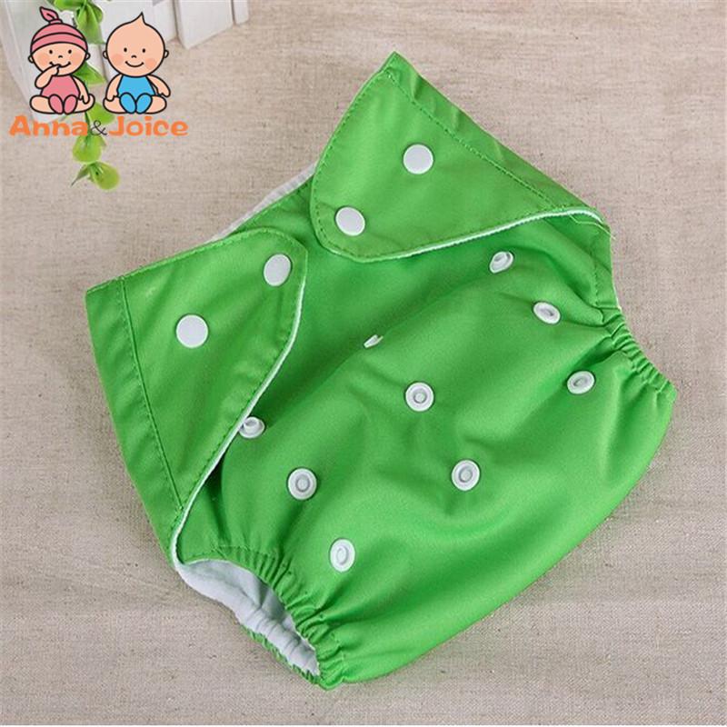 Baby Diapers Washable Reusable Nappies Grid/Cotton Training Pant Cloth Diaper Baby Winter
