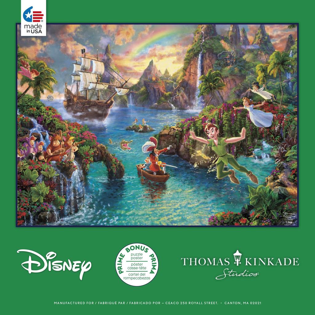 Ceaco - Thomas Kinkade - Disney - Peter Pan's Neverland - 1000 Piece Jigsaw Puzzle