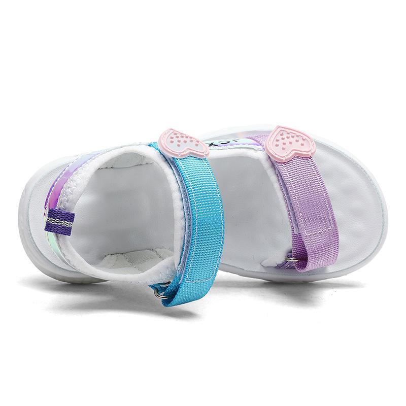 Girl Sandals 2025New Simple Soft Bottom Versatile Children's Shoes for Casual Sport Summer Beach Outdoor Girls Sandals Shoes