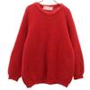 Glen Columb Kille 80s 90s Irish Wool Old Long Sleeve Sweater Red Knit Men's Used