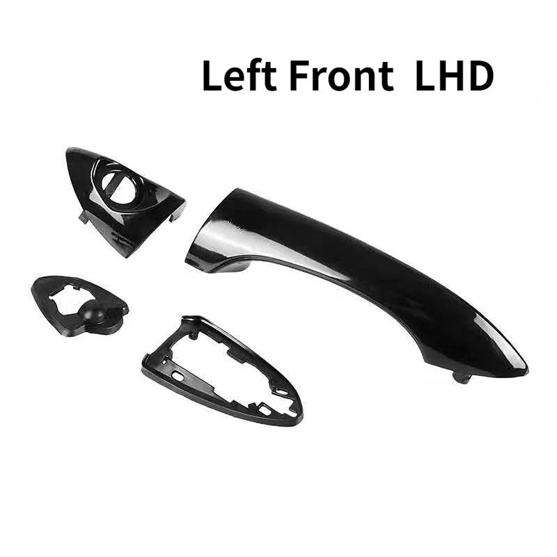 Внешние дверные ручки автомобиля с левым рулем, наружная ручка двери автомобиля для BMW X5 E53 2000-2006 ABS, автомобильные аксессуары