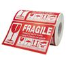 500 шт. Наклейки «Хрупкое» Предупреждающая этикетка Наклейка «Обращаться осторожно» Не штабелировать и не ронять Наклейка для экспресс-доставки