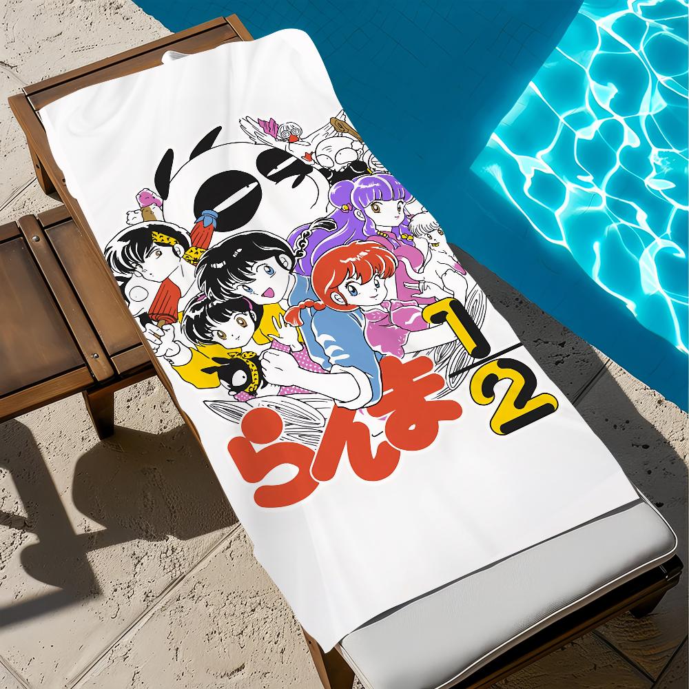 R-ranma-a аниме милое Полотенце Пляжное Быстросохнущее Мягкое Бассейн Полотенца Подарок для Путешествий Спортзал Душ Кемпинг спорт