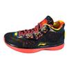 Баскетбольные кроссовки Li Ning Wade Way 4 с комфортом, амортизацией, нескользящие, износостойкие, средней высоты, мужские, черные, оранжевые, ABAL069-1