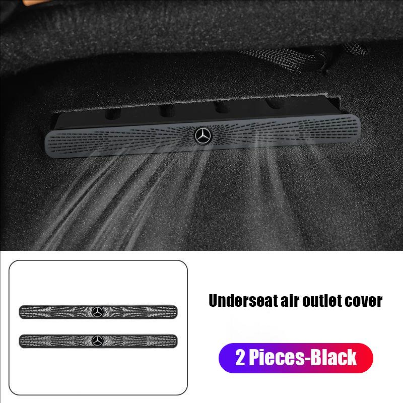 TVE4 Car under the seat Air Conditioner Outlet Dust Protective Cover For Mercedes Benz C E Class CLE GLC W205 W206 W213 W214 X253