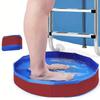 1 шт. Портативное складное ведро для ножной ванны, Подходит для входа в бассейн, Многокомпонентные необходимые аксессуары для чистки бассейна