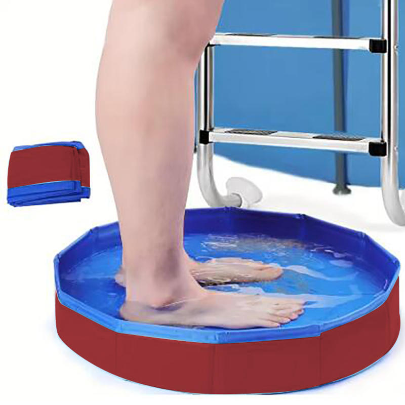 Складное портативное ведро для ножной ванны из ПВХ, паровой пот для ног, ванна для питомца, собаки, для кемпинга на открытом воздухе, для автомобиля, семейные принадлежности