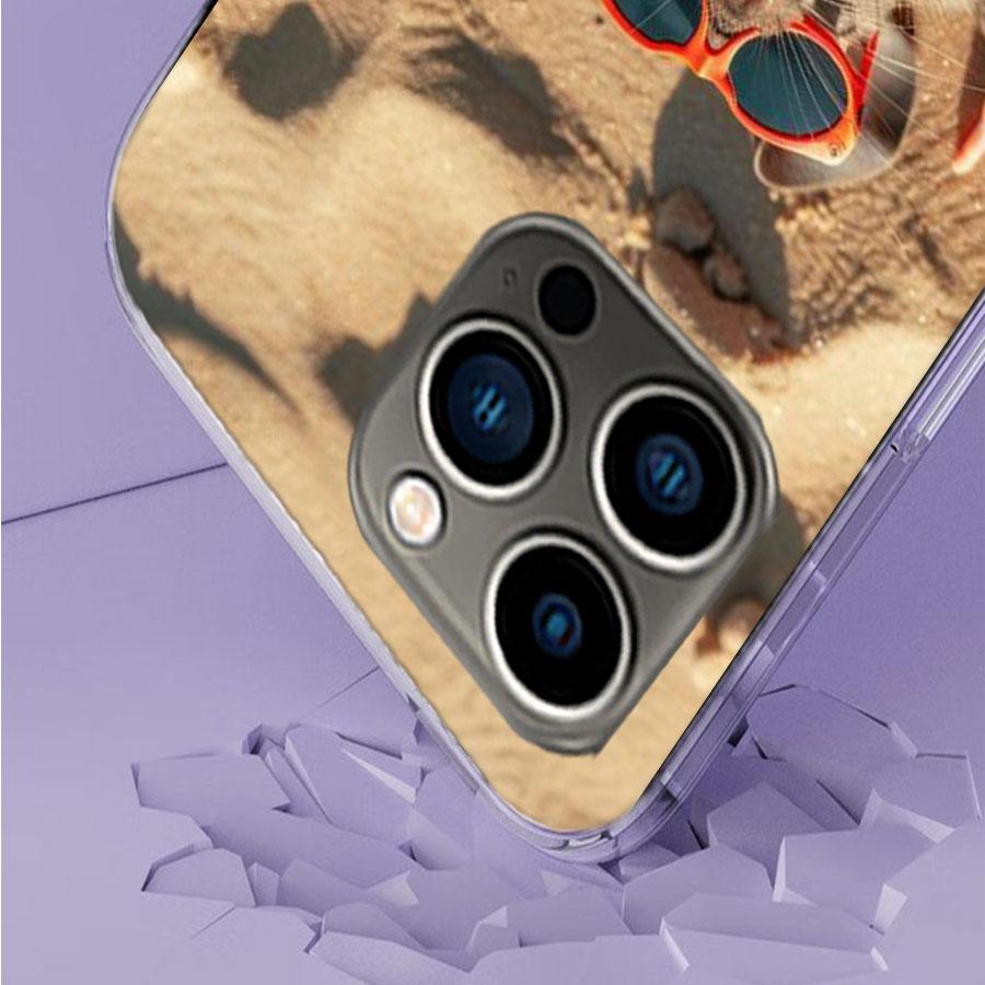 Милый чехол для телефона с хомяком для iPhone 17 Air 15 Pro 14 Plus 16 Pro Max 12 13 Mini 11 16E X XS Чехол Милые Fundas