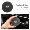 2025 Hot 2Pcs Car Styling Coaster Cup Holder Anti-slip Mat Carbon Drink Pad For BMW X1 X2 X3 X4 X5 X6 X7 G20 G30 6GT E46 E90 E60