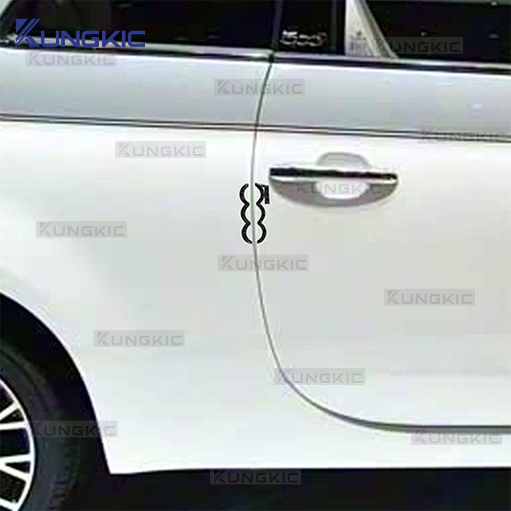 Для Abarth 595 695 595C 695C 2012-2024 /Для Fiat 500 500C 2008-2024 Настоящая мягкая наклейка из углеродного волокна Декор двери автомобиля Внутренняя отделка