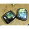 24X29-25X30ММ Натуральный лабрадорит, огранка октагон, кабошон, драгоценный камень, 2 шт., 120 карат. Б-34