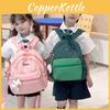Kids Simple Lightweight Backpack With Color Block Design For School Learning