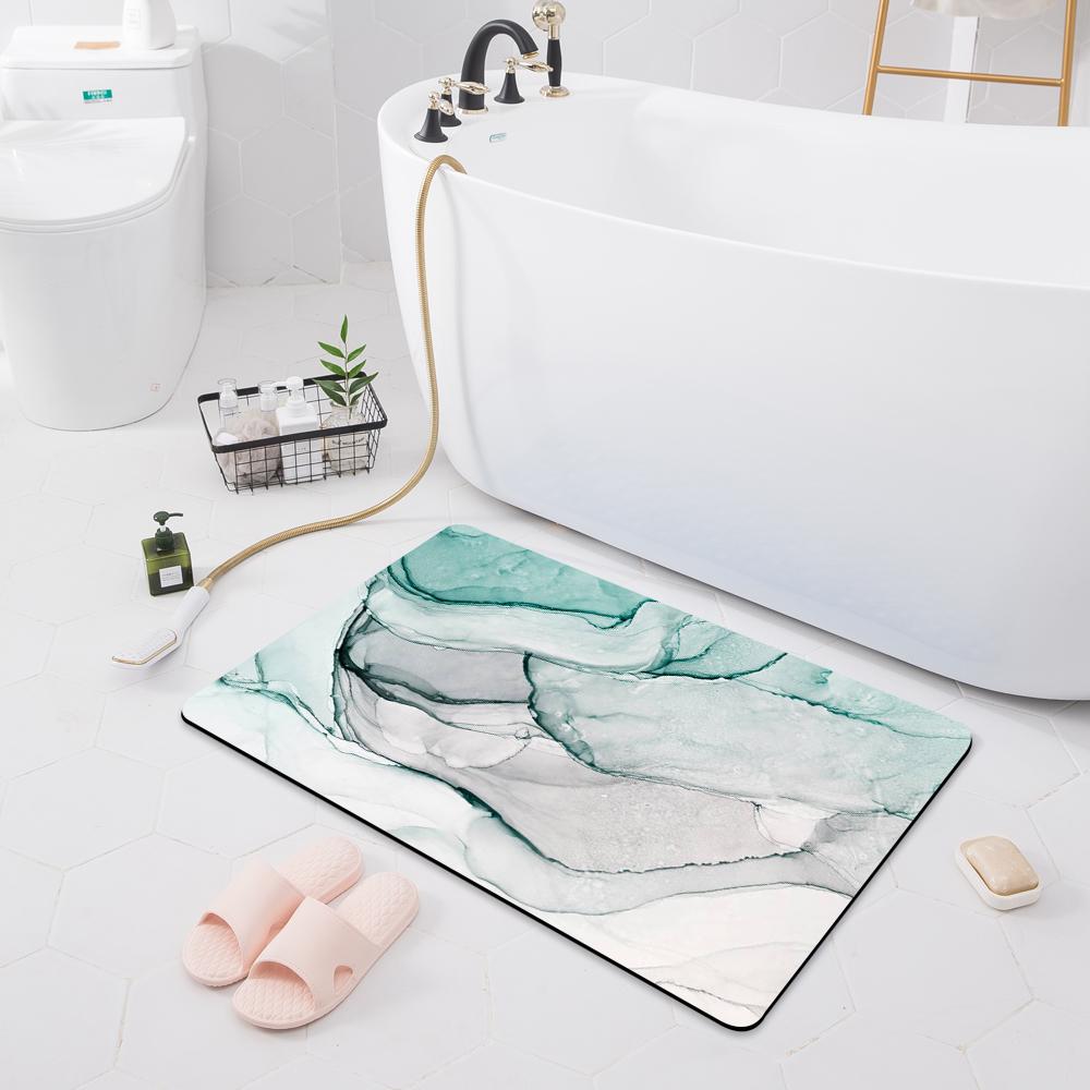 Bathroom Non-slip Absorbent Mat Toilet Shower Room Carpet Bedroom Corridor Floor Kitchen Door Mat Carpet