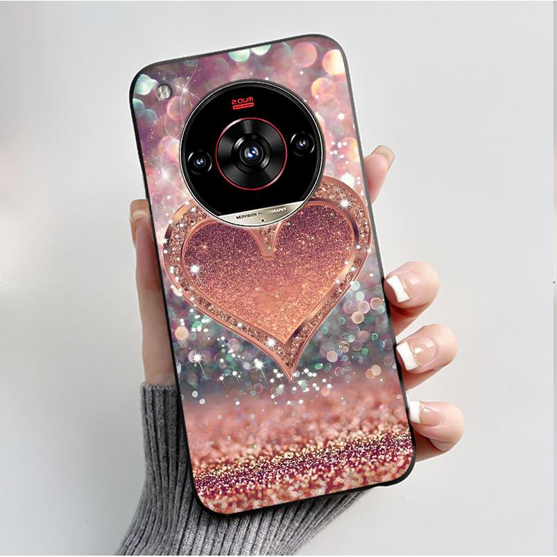 Печатный чехол для телефона для ZTE Nubia Focus 2 Ultra 5G Funda Capa Мягкий силиконовый черный корпус Чехол Милый Цветок Мультяшный корпус Coque
