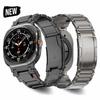 Титановый ремешок для Samsung Galaxy Watch 8 44 мм 40 мм 8 Classic 46 мм Роскошный ремешок Correa для GALAXY ULTRA 2025 2024 Мужской браслет