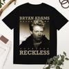 Брайан Адамс Reckless Live Футболка Черная Классическая Мужская Унисекс S-2345XL Унисекс Футболка