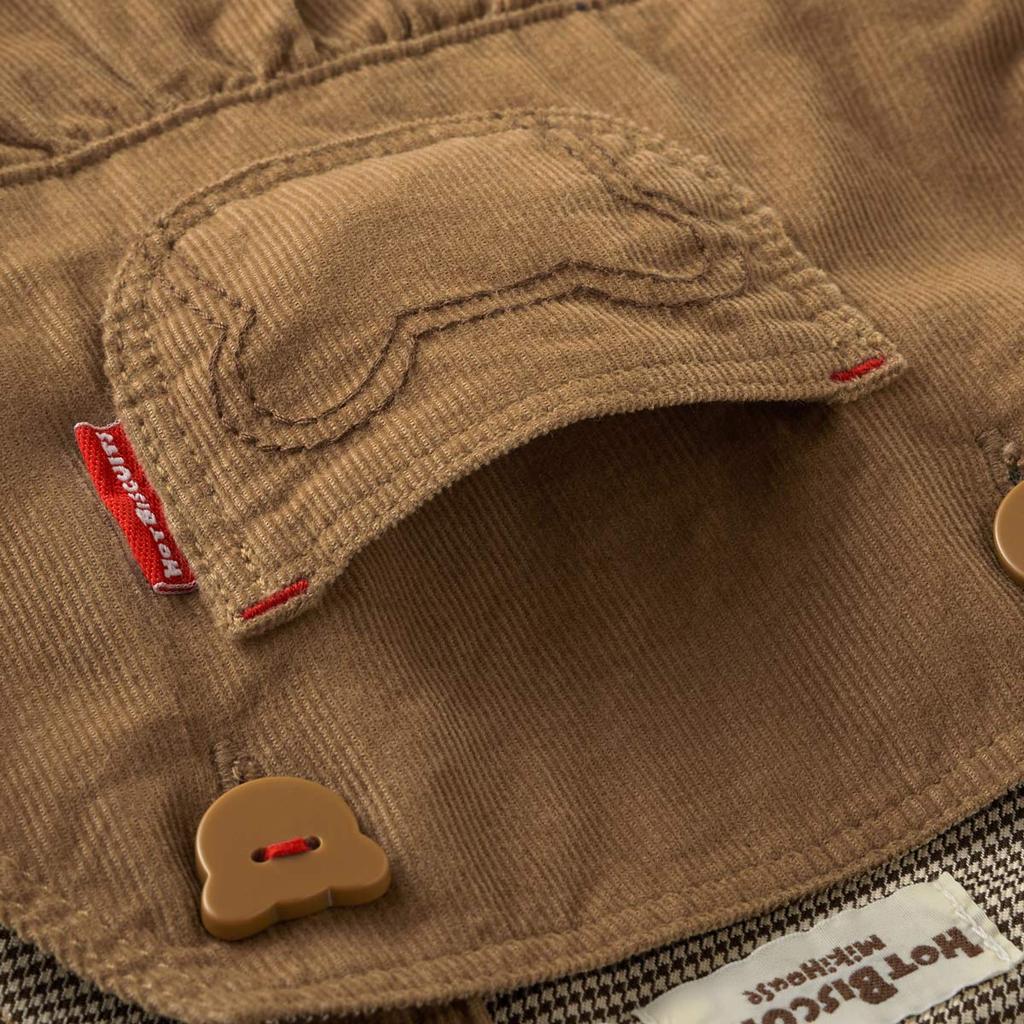 Miki House Hot Biscuits Юбка-сарафан 73-1802-821 (80см, бежевый)