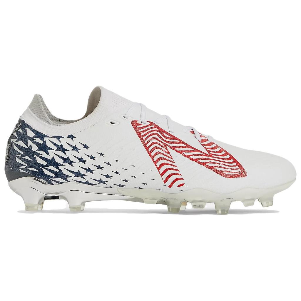 New Balance Кроссовки унисекс Timothy Weah x Tekela v4 Pro Low FG Queens Finest Белый Красный Синий ST1FLGC4