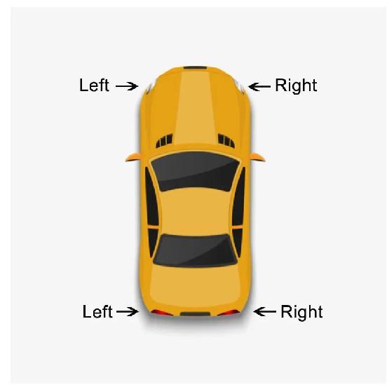 Car Rear Taillight Shell Brake Lights Shell Auto Rear Shell Cover for Mercedes-Benz V-Class Vito 2016-2021
