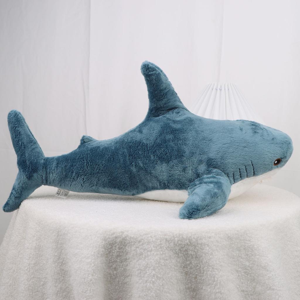 2 размера, гигантская акула, плюшевая игрушка, мягкая подушка с животными, милая синяя кукла-акула для подарков на день рождения, кукла, подарок для детей