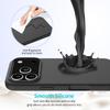 For iPhone 17 Pro Case Drop Proof Liquid Silicone Soft Lining Back Phone Cover