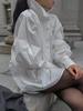 Новый пуловер в стиле French Chic с воротником-стойкой - Свободный, стройнящий, универсальный топ с длинным рукавом для женщин