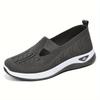 Women Shoes Casual Flyknit Single Shoes Soft Sole Mom Shoes Breathable Old Beijing Cloth Shoes