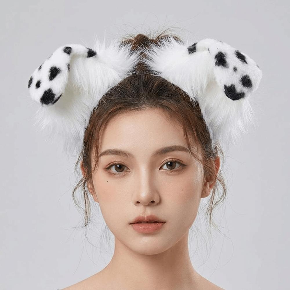 Furry Gothic Headband Animal Lolita Ears Headwear Practical Cosplay Headband  Children