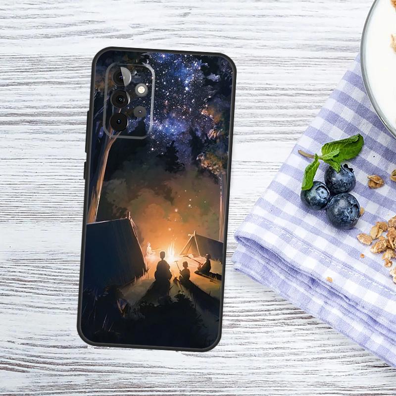 Кейс для кемпинга и искусства для Samsung Galaxy A54 A34 A14 A56 A36 A16 A06 A13 A53 A12 A22 A32 A52 A35 A17 A15 A55