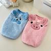 Winter Clothes with Fleece for Warm Pets, Dogs and Cats, Teddy and Teddy Bear Embroidered Vests