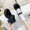 Модные женские кроссовки весна платформа кожаные балетки повседневные оксфорды лоферы толстая подошва женские клинья обувь Лолита Мэри Джейн мокасины